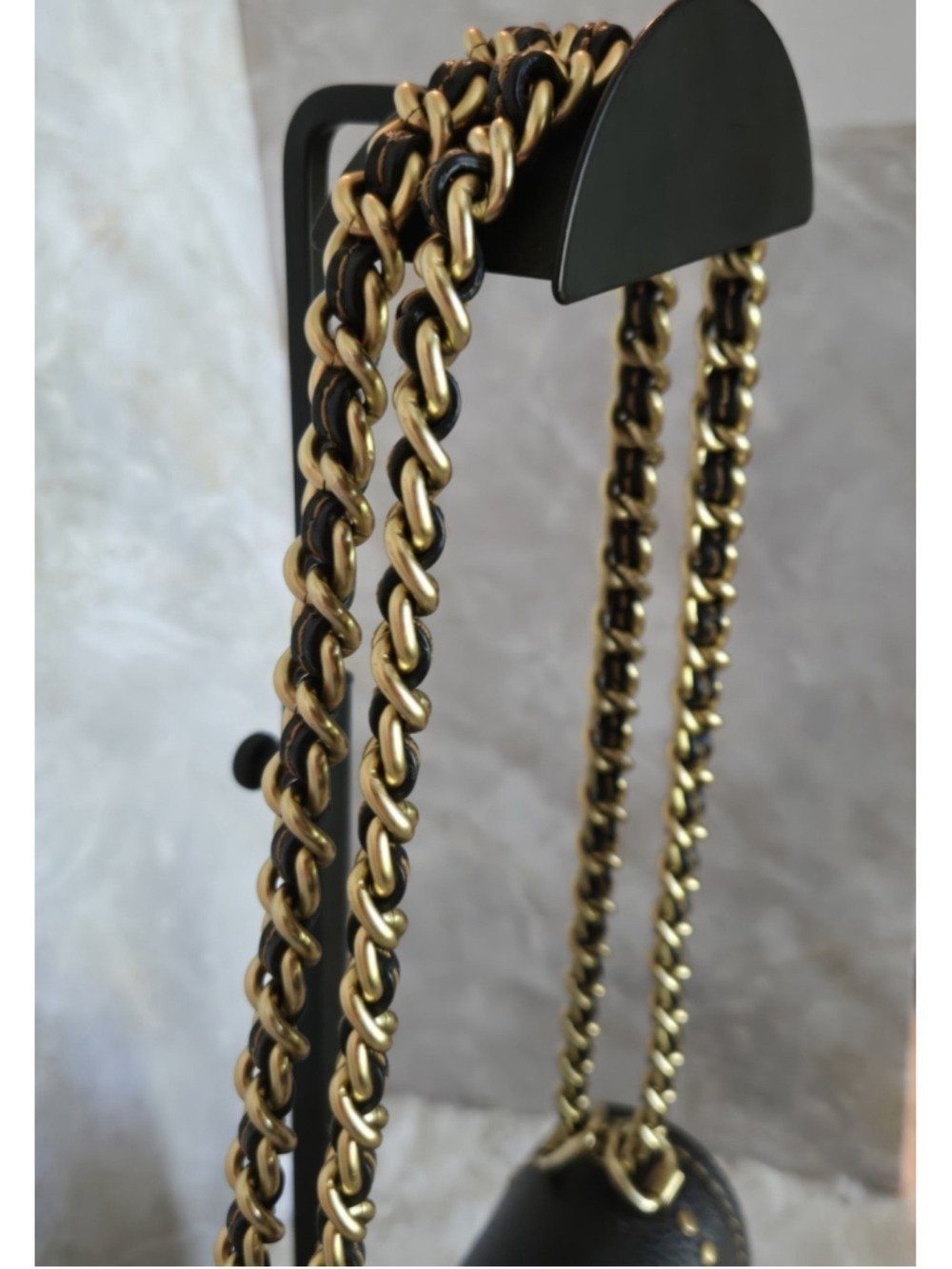 Coach 1941 Troupe Crossbody Chain Bag Black EUC - Picture 7 of 15
